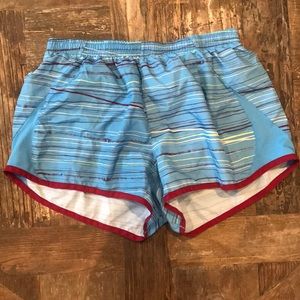 Blue and maroon Nike shorts- M